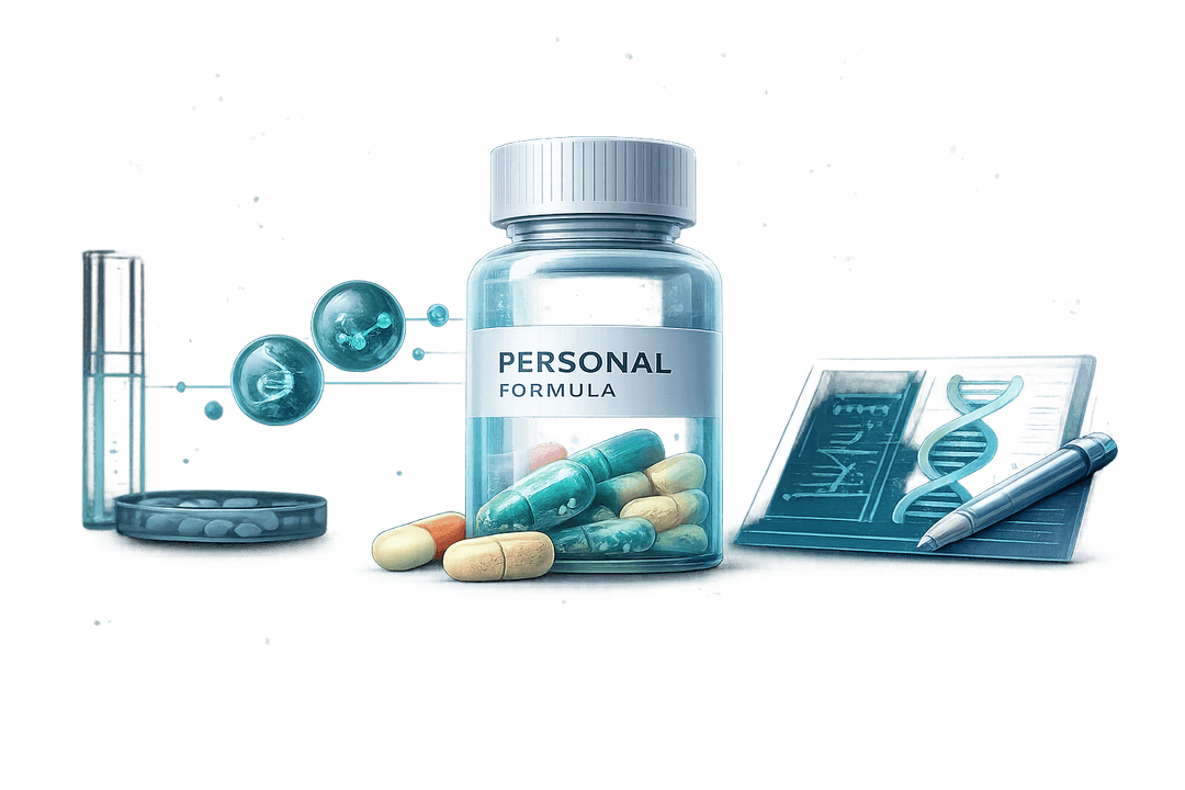 Bit2Bio personalized formula bottle